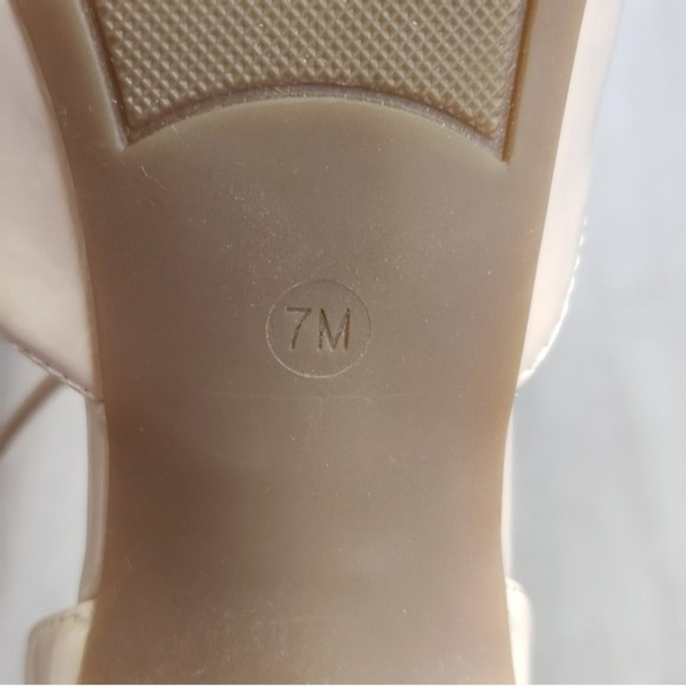 Marc Fisher Nude Peep Toe Heels - Picture 6 of 8